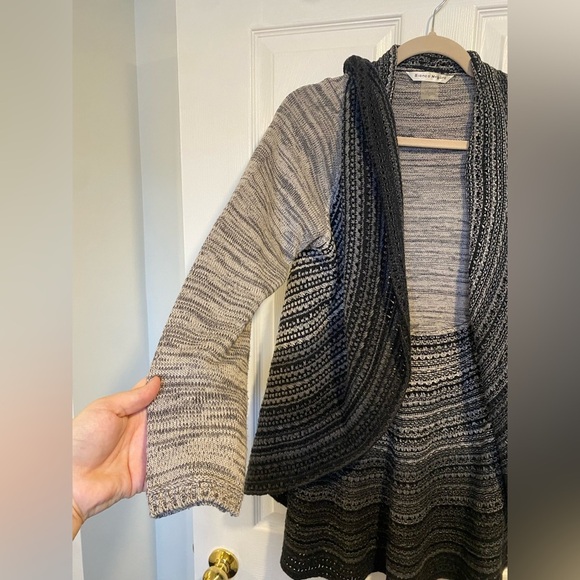✨Host Pick✨Bianca Nygard Open Knit Cardigan Size Large - Picture 3 of 9
